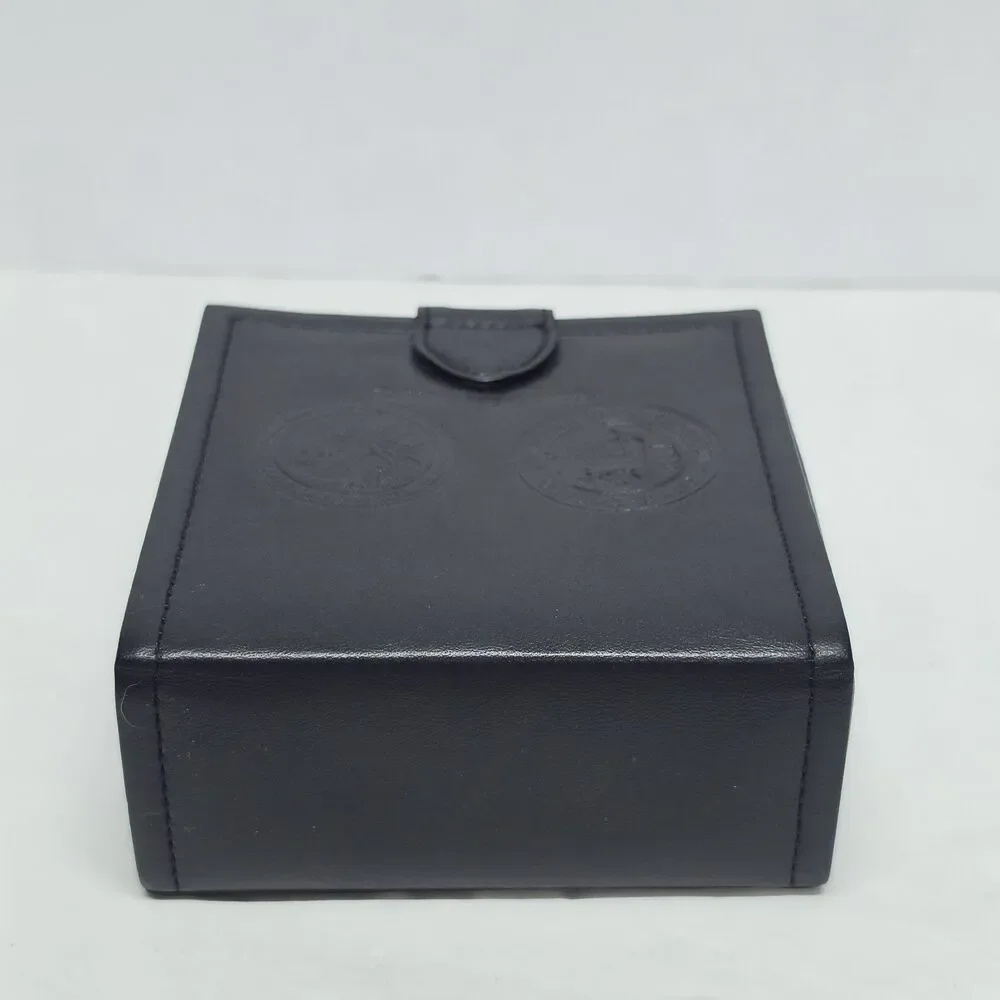Chicago And Illinois Seal Anne & Ed Burke Alderman & Judge Leather Jewelry Box